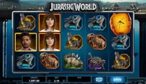 Jurassic World slot with scatters and wilds